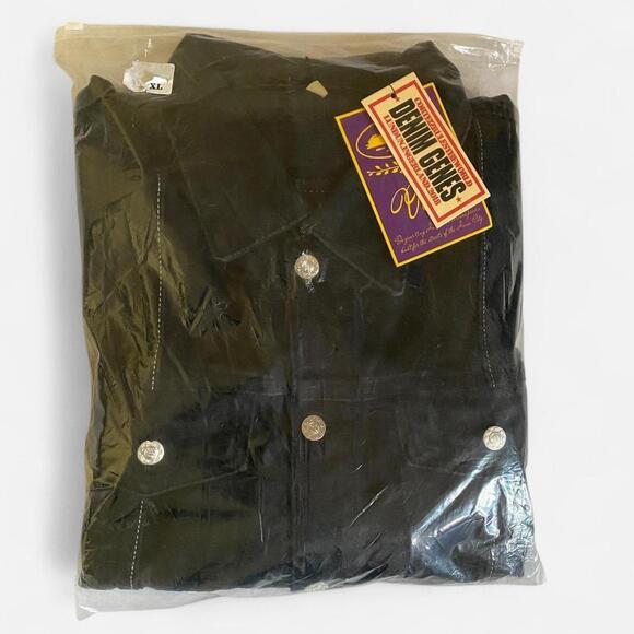 Corteiz C-Star Stitch-Down Denim Jacket Black - size XL - Picture 5 of 6